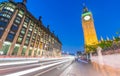 Westminster at night. London city lights Royalty Free Stock Photo