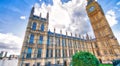 Westminster Palace as seen fron street level, London Royalty Free Stock Photo