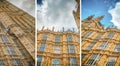 Westminster Palace as seen fron street level, London Royalty Free Stock Photo