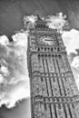 Westminster Palace as seen fron street level, London Royalty Free Stock Photo