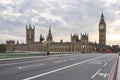 Westminster Palace and Big Ben at sunset, London, Great Britain Royalty Free Stock Photo