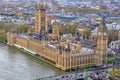 Westminster palace (Houses of parliament) and Big Ben tower, London, UK Royalty Free Stock Photo