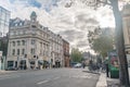 Westmoreland Street at cloudy day Royalty Free Stock Photo