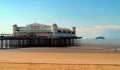 Weston beach and pier Royalty Free Stock Photo