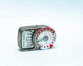 Weston Light Meter Vintage Photography Light Meter on Isolated White Background Royalty Free Stock Photo