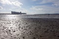 Weston-super-Mare Beach Royalty Free Stock Photo