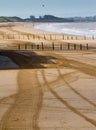 Weston-super-Mare beach Somerset Royalty Free Stock Photo