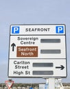 Weston Super Mare road sign