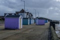 Weston-super-Mare. UK. After storm beach hunt Royalty Free Stock Photo