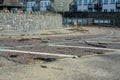 Weston-super-Mare. UK. After storm beach hunt