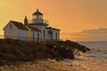 Westpoint lighthous sunset Royalty Free Stock Photo