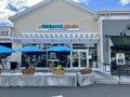 Westport, CT, USA - September 30, 2021: Front of Organic Krush, a healthy eatery with various lifestyle options