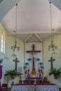 Westpunt Church altar Curacao Views Royalty Free Stock Photo