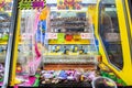 WESTWARD HO!, DEVON, ENGLAND - 21 June 2021: 2p arcade machine in Westward Ho! in Devon, England