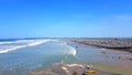 Westward Ho! is a seaside village near Bideford in Devon, England. Royalty Free Stock Photo