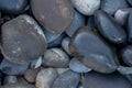 Wet Beach Rocks Close Up