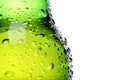 Wet beer bottle abstract Royalty Free Stock Photo