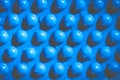 Wet blue bumpy surface Royalty Free Stock Photo