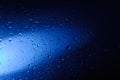 Wet Blue Glass Royalty Free Stock Photo