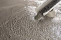 Wet Cement. ready mixed concrete for floor pouring Royalty Free Stock Photo