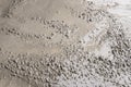 Wet Cement. ready mixed concrete for floor pouring Royalty Free Stock Photo