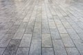 Wet ceramic tiles pavement Royalty Free Stock Photo