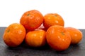 Wet clementines fruits