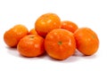 Wet clementines fruits