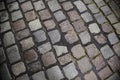 Wet cobbled floor Royalty Free Stock Photo