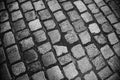 Wet cobbled floor Royalty Free Stock Photo