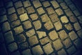 Wet cobbled floor Royalty Free Stock Photo