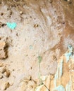 Wet colored clay. Earth natural background Royalty Free Stock Photo