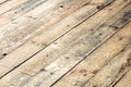 Wet cottage deck after rain. raindrops on wooden planks. Royalty Free Stock Photo