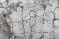 Wet cracked gray concrete wall abstract original background