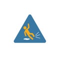 Wet Floor icon. Simple element from shopping center sign icons collection. Creative Wet Floor icon ui, ux, apps, software and