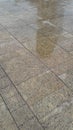 Wet floor in Maua square Rio de Janeiro Downtown Brazil Royalty Free Stock Photo