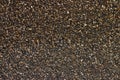 The wet layer of small pebbles. Royalty Free Stock Photo