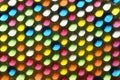 Wet olor balls background, rainbow sphere. Royalty Free Stock Photo