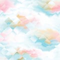 Wavy summer dip dye boho background. Wet ombre geometric color blend for beach swimwear, trendy fashion print. Dripping