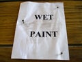 Wet-Paint Sign