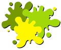 Wet Paint Splatter Web Logo 2 Royalty Free Stock Photo