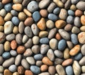 Wet Pebbles Texture Natural Stone Surface Pattern Royalty Free Stock Photo