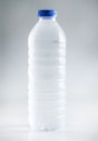 Wet plastic water bottle isolated on white background Royalty Free Stock Photo