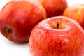 Wet ripe red apple Royalty Free Stock Photo