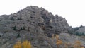 Wet Rock Layers of Cascade Mountain