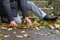 Wet and smooth streets can lead to accidents Royalty Free Stock Photo