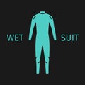 Wet suit icon