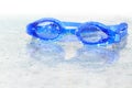 Wet Swimming Goggles Royalty Free Stock Photo