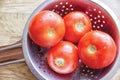 Wet Tomatoes Royalty Free Stock Photo