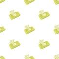 Wet wipe pack pattern seamless vector Royalty Free Stock Photo